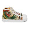 Art Sneakers High Tops For Men Urban Canvas