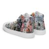 Art Sneakers High Tops For Men Urban Canvas