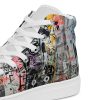 Art Sneakers High Tops For Men Urban Canvas