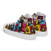Art Sneakers High Tops For Men Urban Canvas
