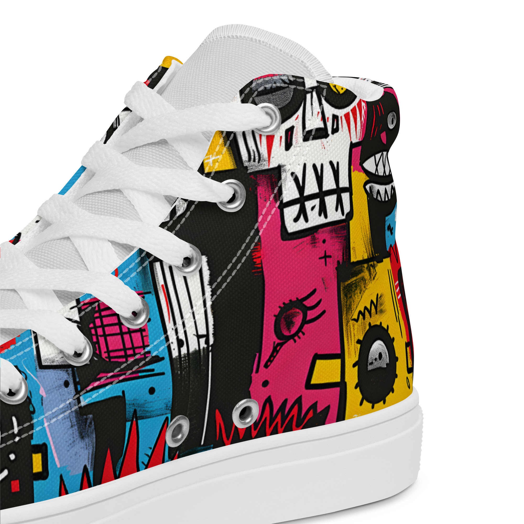 Art Sneakers High Tops For Men Urban Canvas Art Sneakers High Tops For Men Urban Canvas