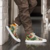 Art Sneakers High Tops For Men Urban Canvas