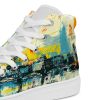 Art Sneakers High Tops For Men Urban Canvas