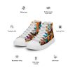 Art Sneakers High Tops For Men Urban Canvas