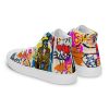Art Sneakers High Tops For Men Urban Canvas