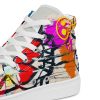 Art Sneakers High Tops For Men Urban Canvas