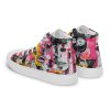 Art Sneakers High Tops For Men Urban Canvas