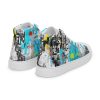 Art Sneakers High Tops For Men Urban Canvas
