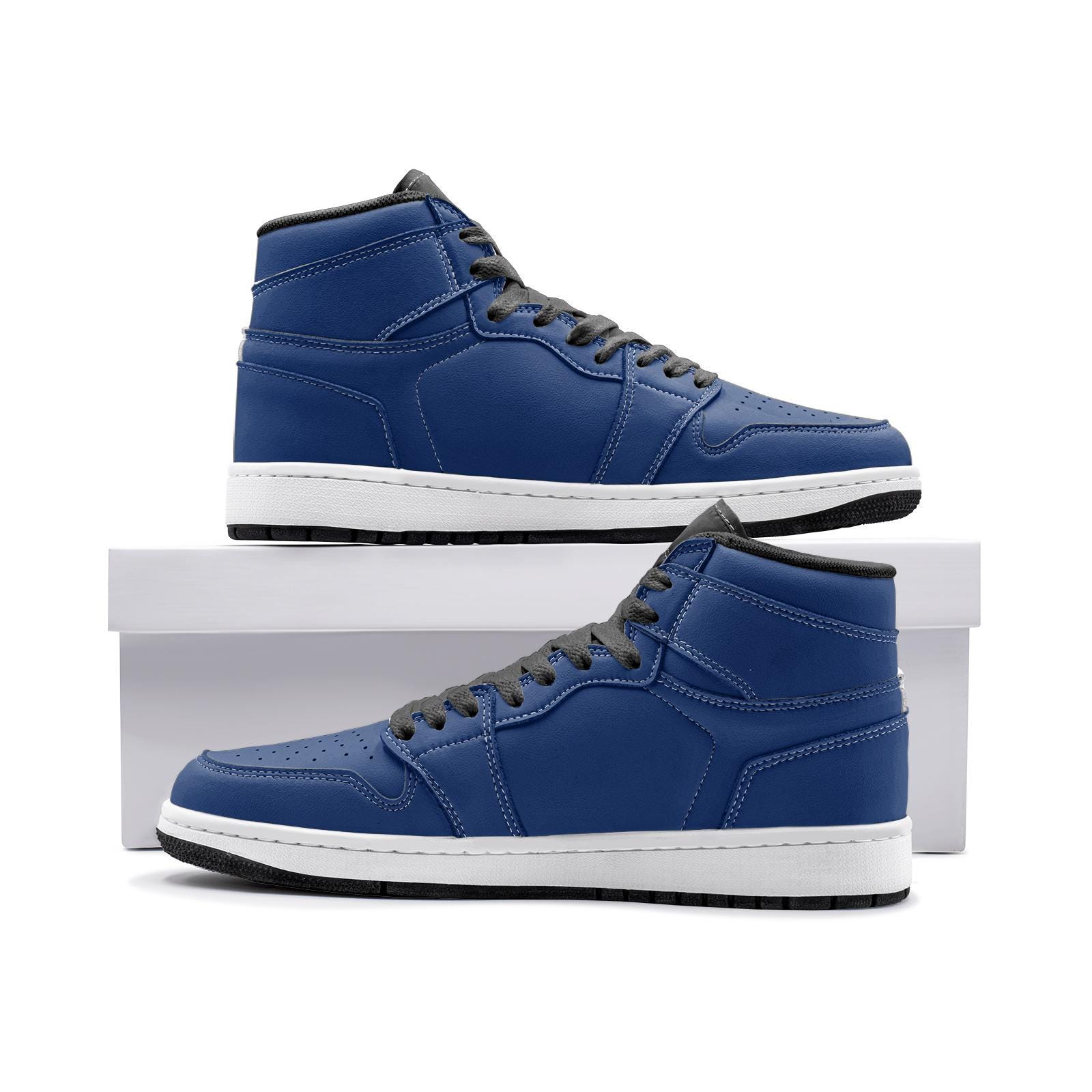 Navy Blue High Tops Unisex Sneaker Tr Navy Blue High Tops Unisex Sneaker Tr