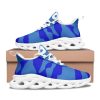 Blue Camo Sneakers Unisex Bounce Mesh Knit