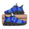 Blue Camo Sneakers Unisex Bounce Mesh Knit